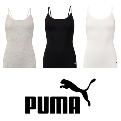 Damen Trägertop Puma Iconic Camisole grau schwarz weiß XS S M L XL