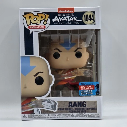 Funko Pop! Animation Avatar the Last Airbender Aang #1044 2021 Fall Convention