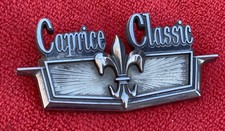 1973-74 Impala Caprice Rear Quarter Sail Panel Emblem Trim Molding Kbc 35133