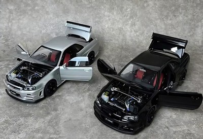 AUTOart 1:18 Nissan Skyline R34 NISMO Z-Tune   Schwarz   Sammlermodell