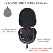 Reise Aufbewahrungstasche für Sony WH1000XM5 Kopfhörer Magnet Abdeckung Design – Bild 4
