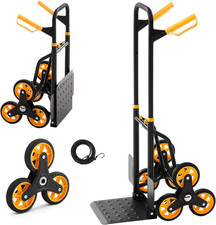 Stair Climbing Cart 440 Lbs, 330 Lbs Stair-Climbing Capacity, Heavy-Duty Folding
