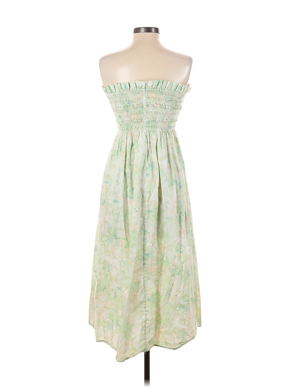 H&M Women Green Casual Dress XS thumbnail 2