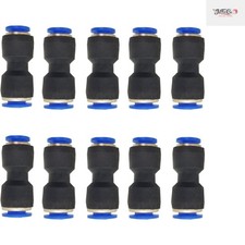 10x Quick Connect Reducer Couplers - Durable 6mm x 4mm Pneumatic Connectors