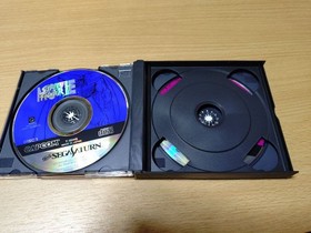 Street Fighter II Movie Sega Saturn Japan 2-Disc Game w/ Obi & Survey Card 14+