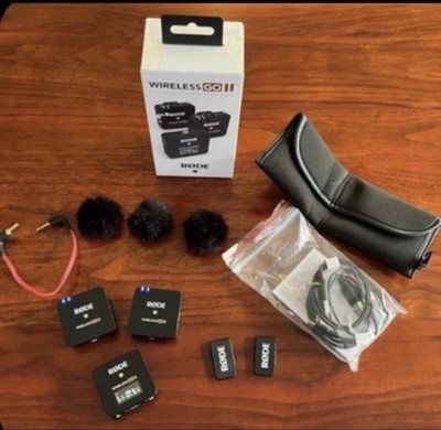 RØDE Wireless GO 2 Wireless Mic Set 2x TX 1x RX OVP Tasche Zubehör