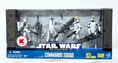 Star Wars - The Clone Wars - Clone Commando Squad - K-Mart Exclusive - Gifts Set