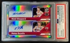 2024-25 Donruss Optic Reed Sheppard Matas Buzelis Rookie Dual Auto #5/25 PSA 10