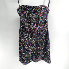 Shoshanna Colorful Sequin Mini Dress - Size 6 NWT
