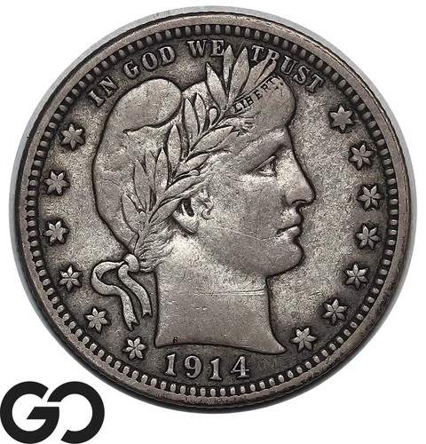 1914 Barber Quarter
