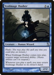 Voidmage Husher #92 Time Spiral Magic: The Gathering MTG