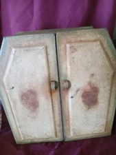 Antique Metal Wall Cabinet