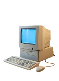 NEC PC-9821 Cb10 All In One CRT PC Windows 98 K6-III 300MHz Tested Working