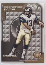 2002 Fleer Focus Jersey Edition Franchise Focus Kurt Warner #29FF HOF 0q3