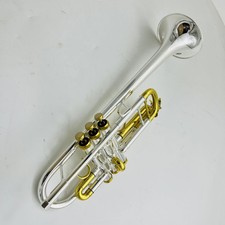 New C Tune Trumpet Sliver Brass Plated Professional Brass Instrument with Case-