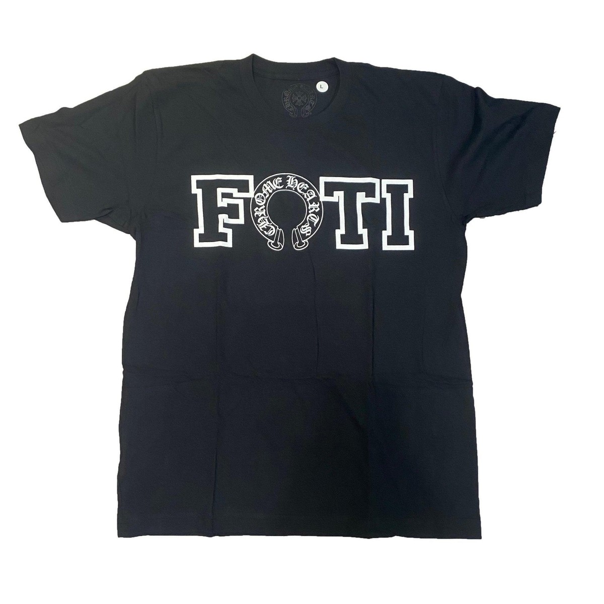 トップス Chrome Hearts Foti Long Sleeve T-shirt Chrome Hearts Foti 'Blue Wings' Floral Long Sleeve Tee