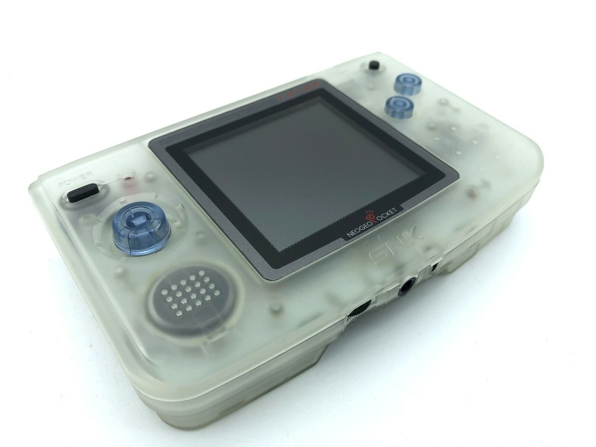 SNK NEO GEO POCKET COLOR ゲーム機 本体とソフト Neo Geo Pocket Color Console White skeleton SNK with1