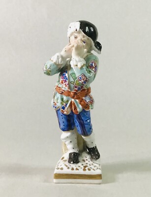 Antique German KPM Porcelain Monthly Zodiac Figurine Januarius / January Of Boy