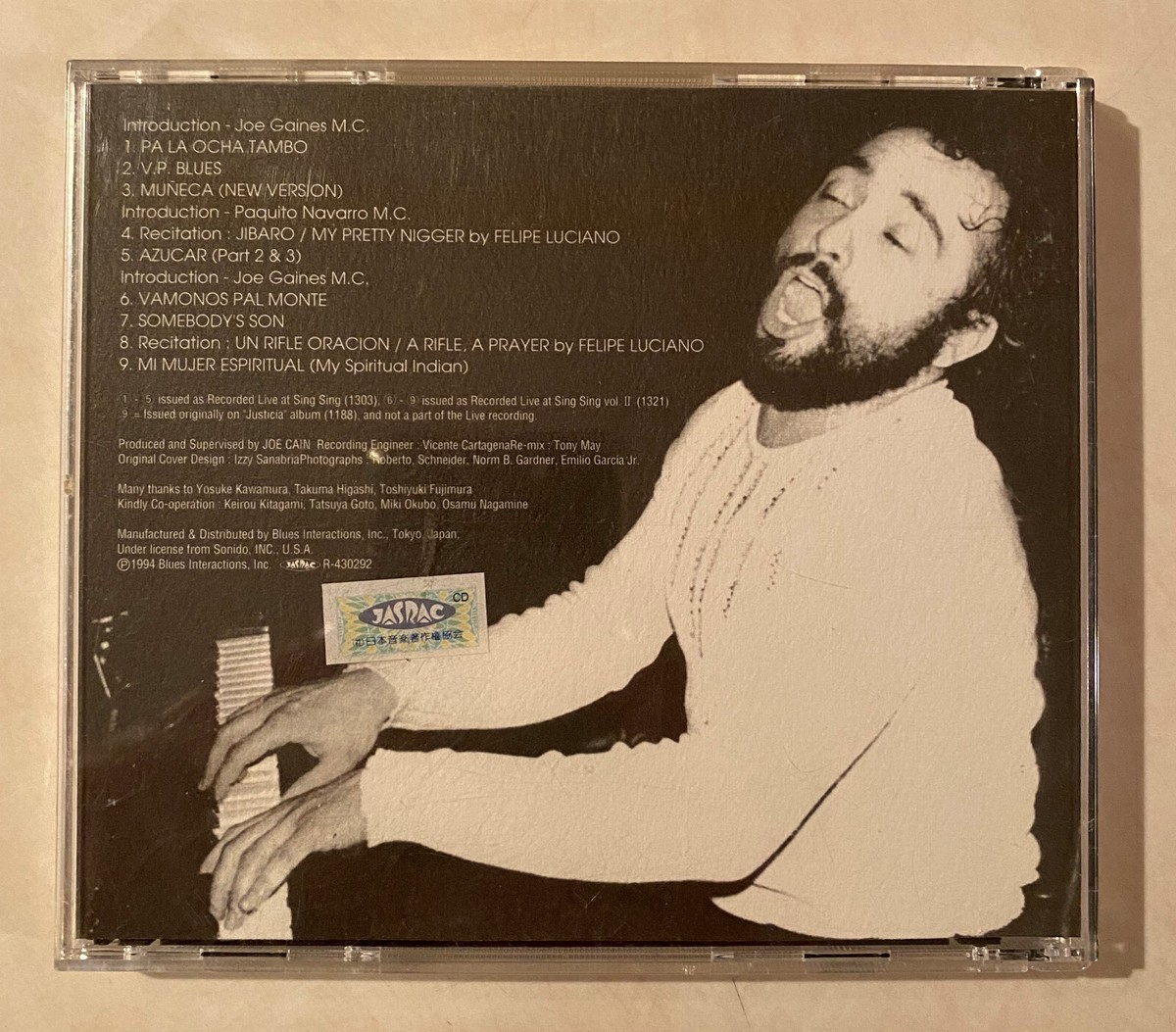 (未開封CD) エディ・パルミエリ「ライヴ・アット・シン・シン」 ライヴ・アット・シンシン VOL.2/EDDIE PALMIERI/エディ