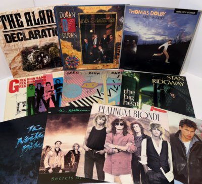 #ad 80s Pop Rock Vinyl LP Lot Duran Duran The Alarm Greg Kihn Northern Pikes T Dolby $56.00