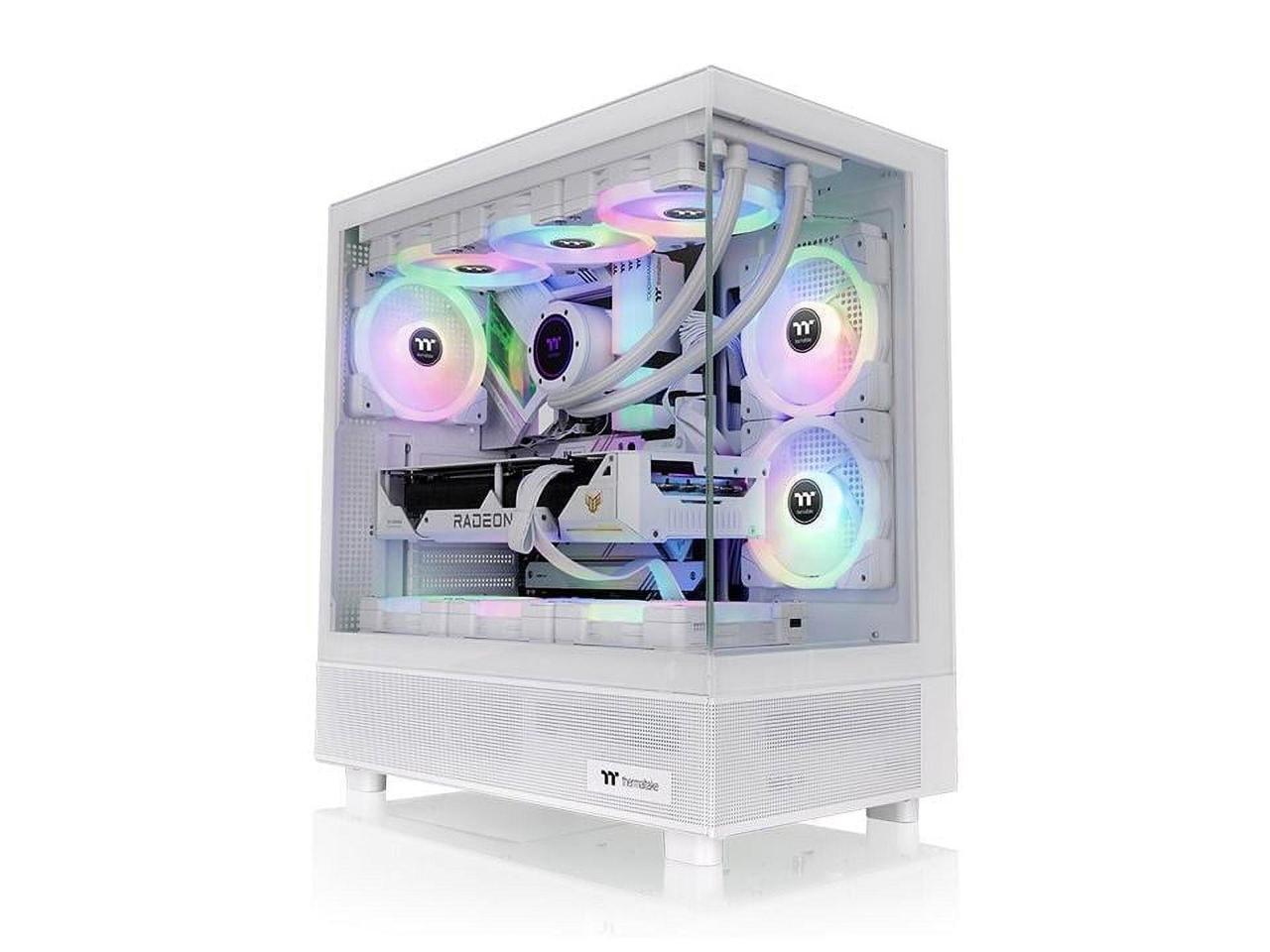 Вентиляторы Thermaltake View 270 Plus TG ARGB Snow Mid Tower E-ATX в корпусе 3x120 мм