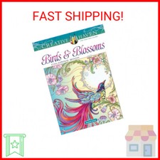 Image of Creative Haven Birds and Blossoms Coloring Book (Adult Coloring Books: Animals)
