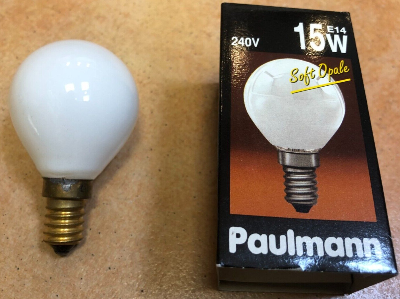 Paulmann Drops P45 E14 15W Soft Opal Art.No.432.10 240V Light Bulb Lamp Dim