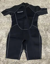 Zifumei Kids Full Zip Shorty 3MM Wetsuit Size M Boys Full Zip Easy To Suit Up