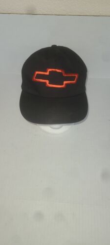 Chevrolet Bowtie Hat Cap Soft Nwot Adjustable Snapback Black By Express Line