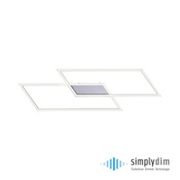 Led Deckenlampe Rahmenleuchte Dimmbar üBer Wandschalter Wohnzimmer Esszimmer