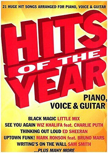 Hits of the Year Piano Voice Guitar Songbook - Little Mix - Birdy - Sam Smith_T7