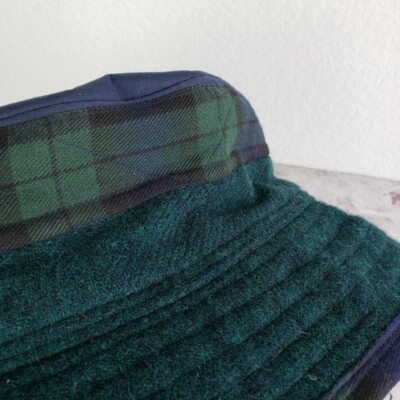 Vintage Heaser Lumsden Scotland Black Watch Tartan Plaid Bucket Hat Unisex Vintage Heaser Lumsden Scotland Black Watch Tartan Plaid  main image 4