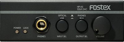FOSTEX Headphone Amplifier With Built-in 32bit D/A Converter Hp-A3