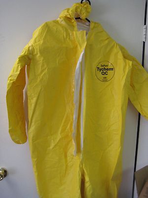 HAZMAT DuPont Tyvek Tychem QC122 Chemical HAZMAT Protective Safety - Foto 6