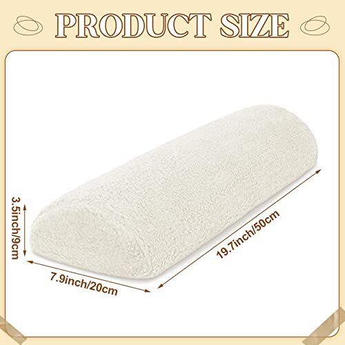 Recliner Leg Rest Cushion Sofa Footrest Pillow with Cover Half Moon eBay