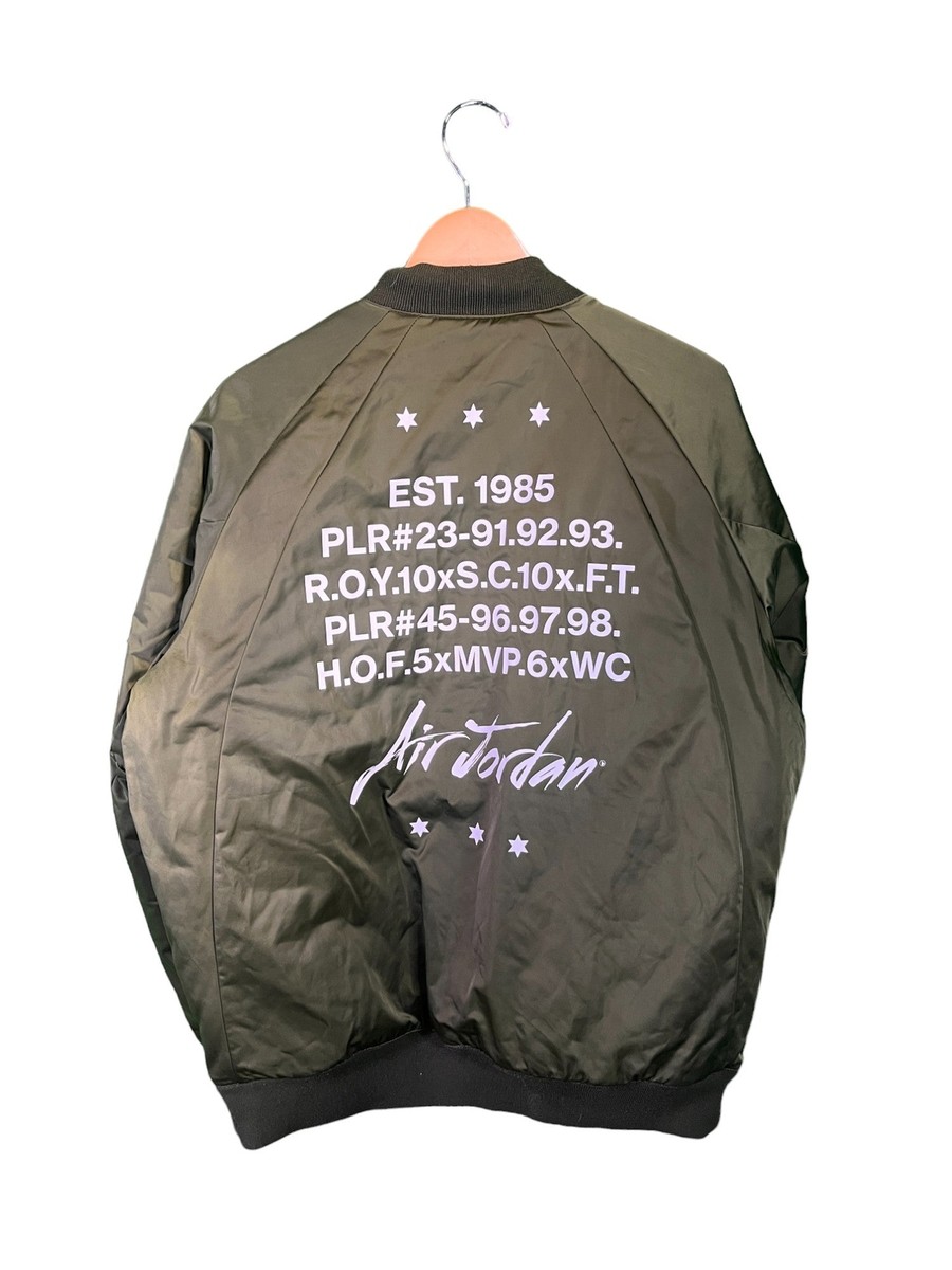 Jordan MA-1フライトジャケット Jordan Rookie of the Year MA-1 Aviator Flight Bomber Jacket