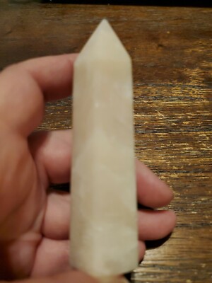 Pink Opal Point Wand Tower Healing 3.49in tall,  84g