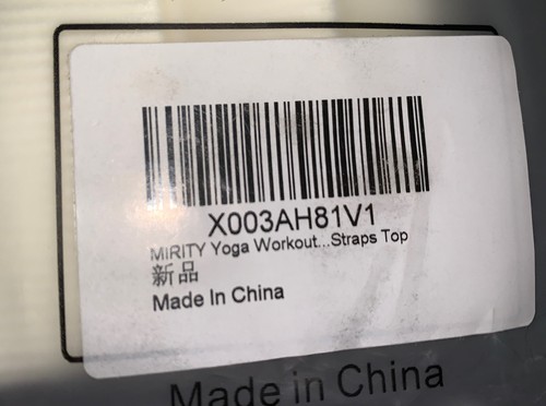 Mirity Yoga Workout Träger Top + Legging. Med - Bild 8 von 8