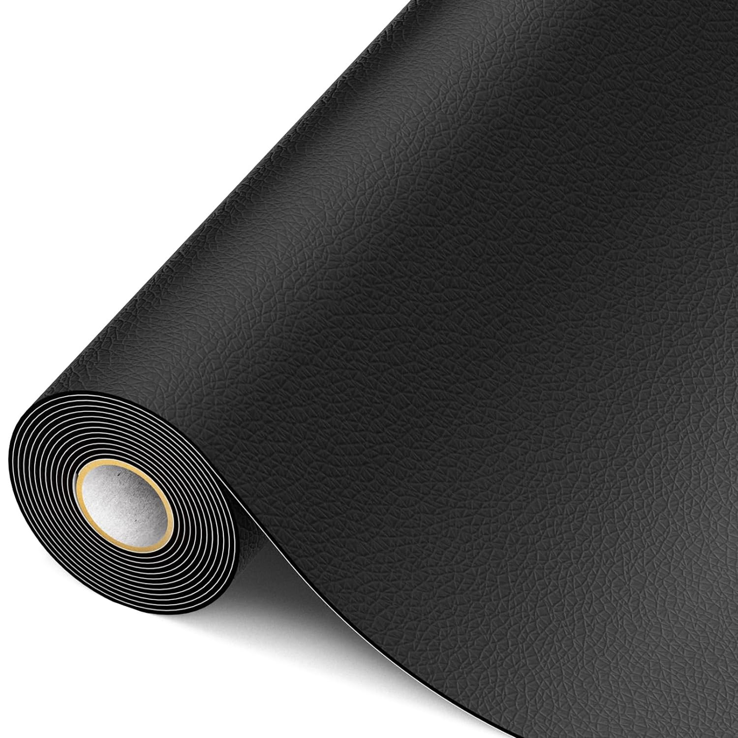 Pelle Adesiva per Riparazioni 15x300cm Nero Toppe per Divano, Sedile Auto, Borse