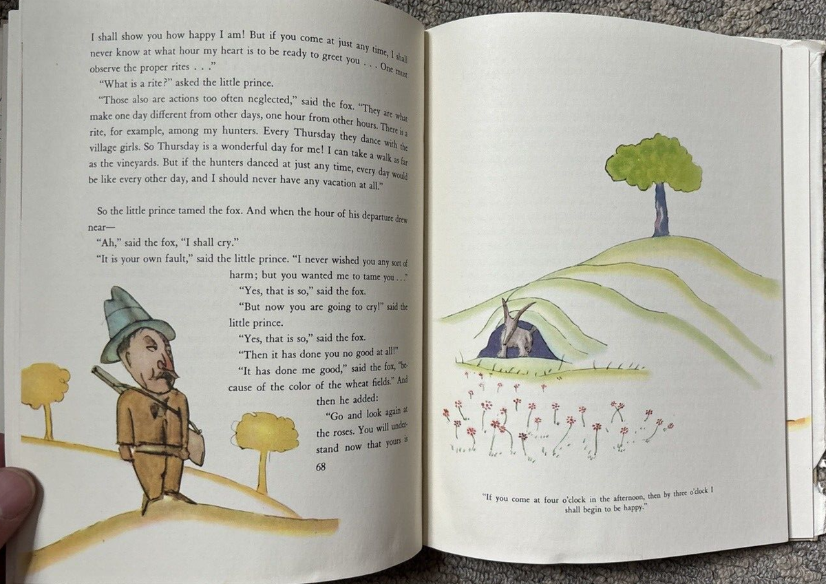 THE LITTLE PRINCE Antoine de Saint-Exupery 1943 HC/DJ