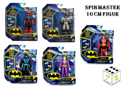 Spin Master DC Batman Joker Robin Actionfigur Comic Spiel Figur Sammelfigur 10cm