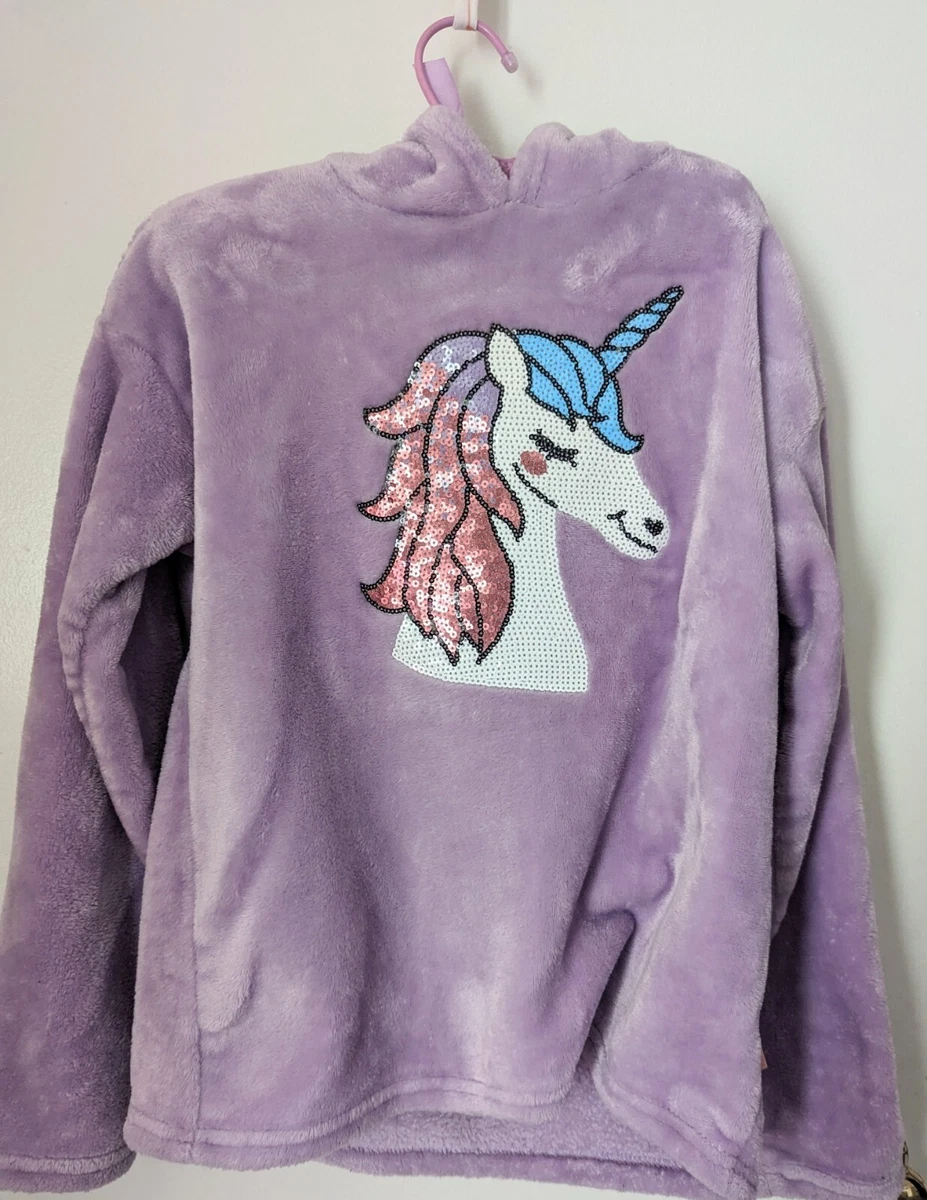 Purple hotsell unicorn hoodie