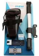 MSW Ride and Repair Kit w/Bike Seat Bag, Mini Pump, Multi-tool, Levers, More NEW