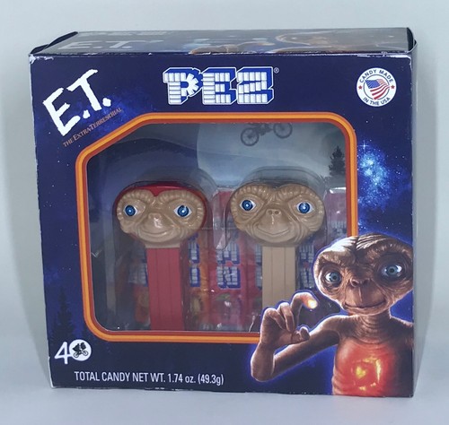 PEZ Candy Dispenser Set E.T. The Extraterrestrial 40th Gift Set New in Box - 第 1/6 張圖片