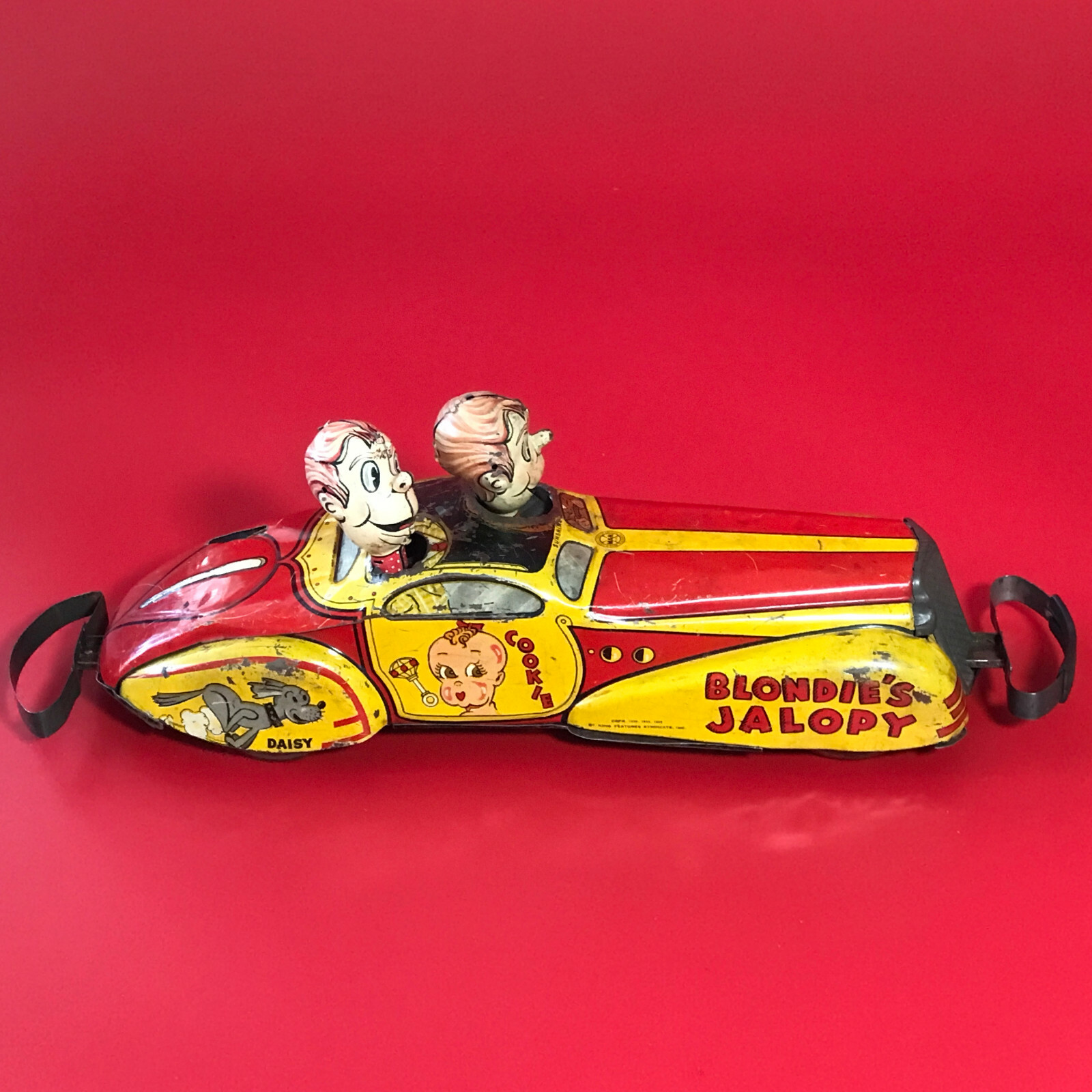 Marx Blondie's Jalopy Sunshine Car vintage tin wind up toys 1930's eBay