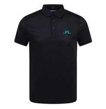 JLINDEBERG BRIDGE REGULAR FIT POLO GMJT07619 BLACK SIZE S