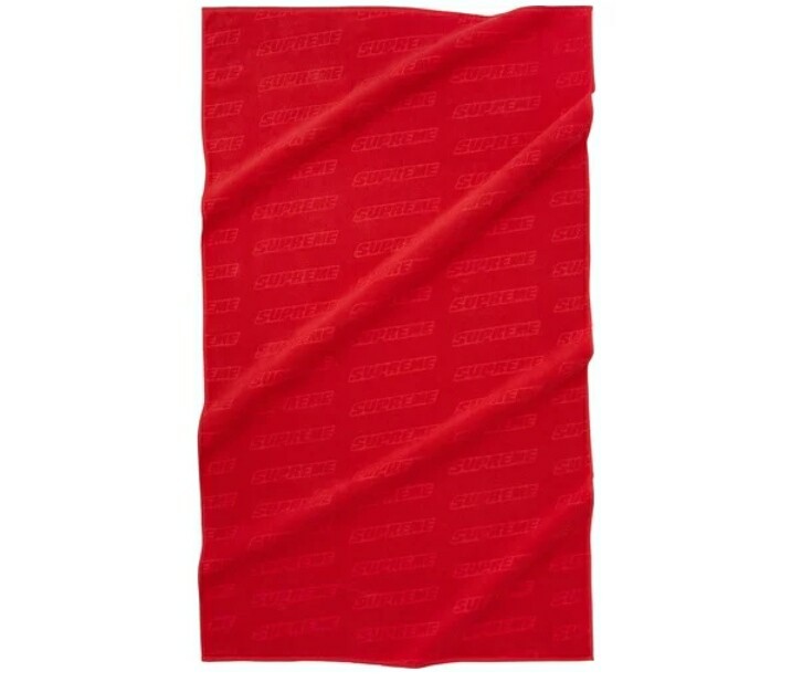 Supreme Debossed Logo Beach Towel Red In ✋100% Authentic Supreme Debossed Logo Beach Towel Red In ✋100% Authentic