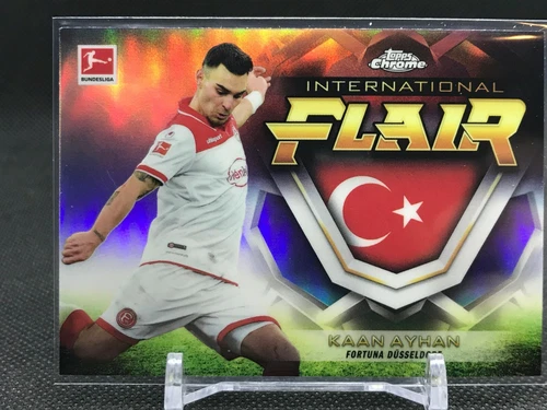 2019-20 Topps Chrome Bundesliga International Flair KAAN AYHAN Dusselforf