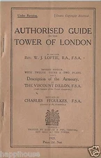 Authorised Guide to the Tower of London 1921 with 12 Views and 2 Plans Illus