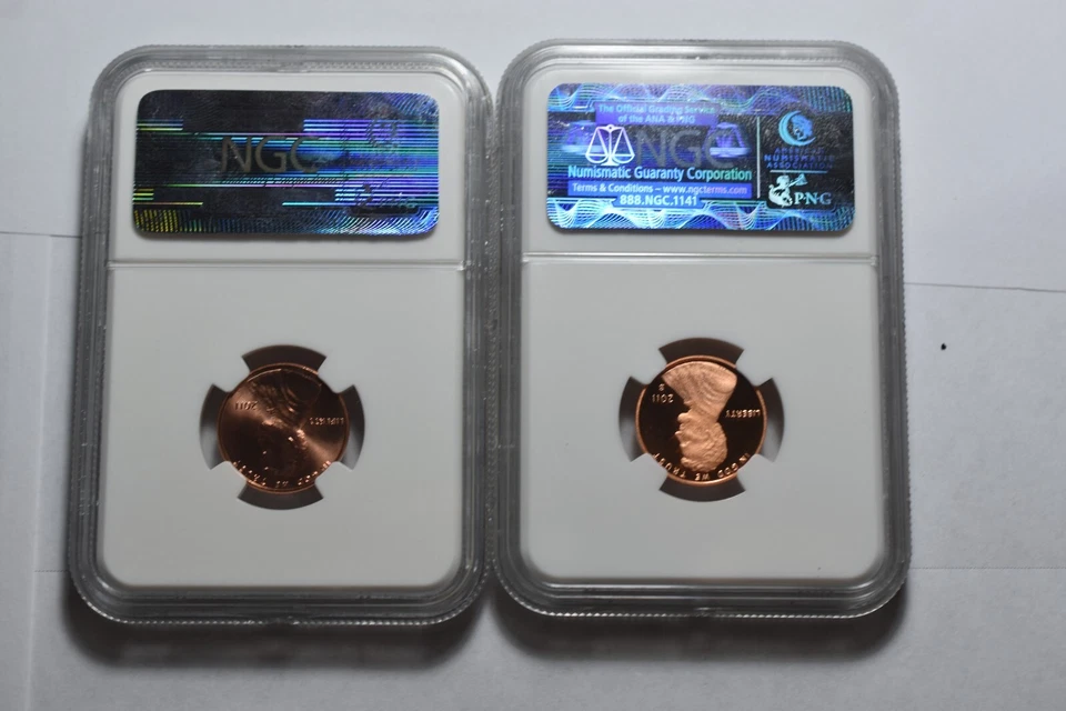 2011 S Lincoln Shield Cent NGC PF70 RED ULTRA CAMEO and 2011 P MS 68 - Image 2 of 2